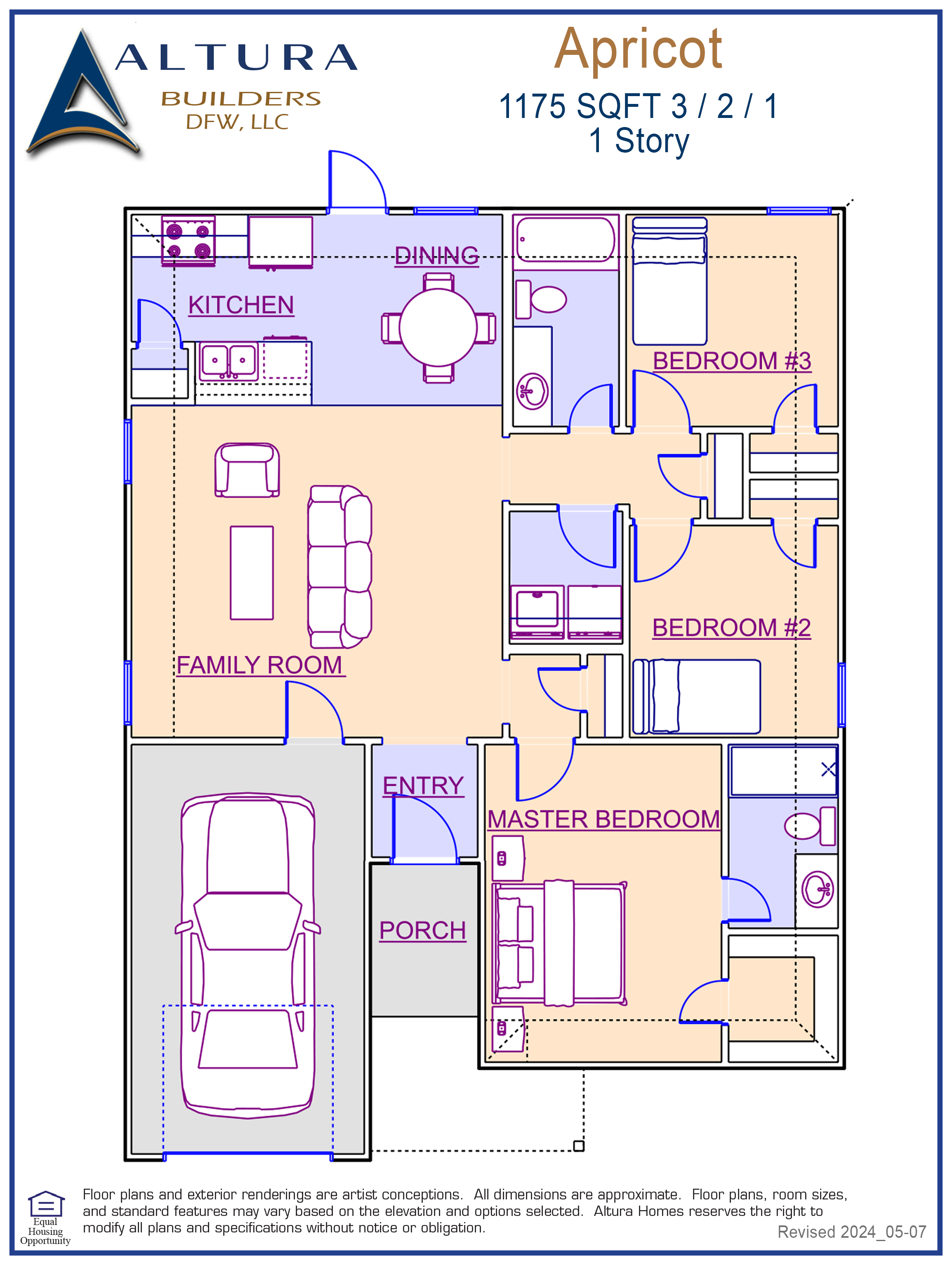 Apricot floor plan