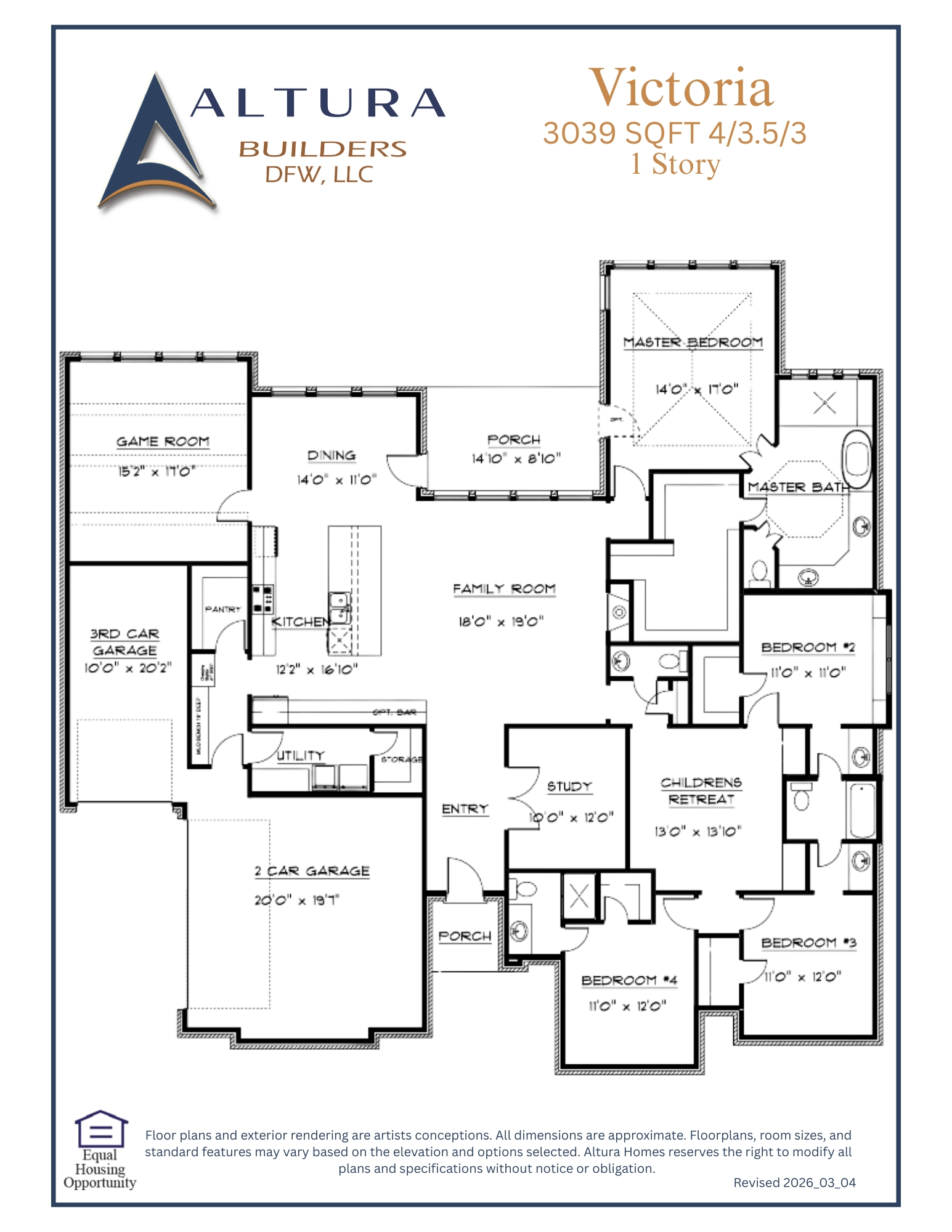 Victoria floor plan