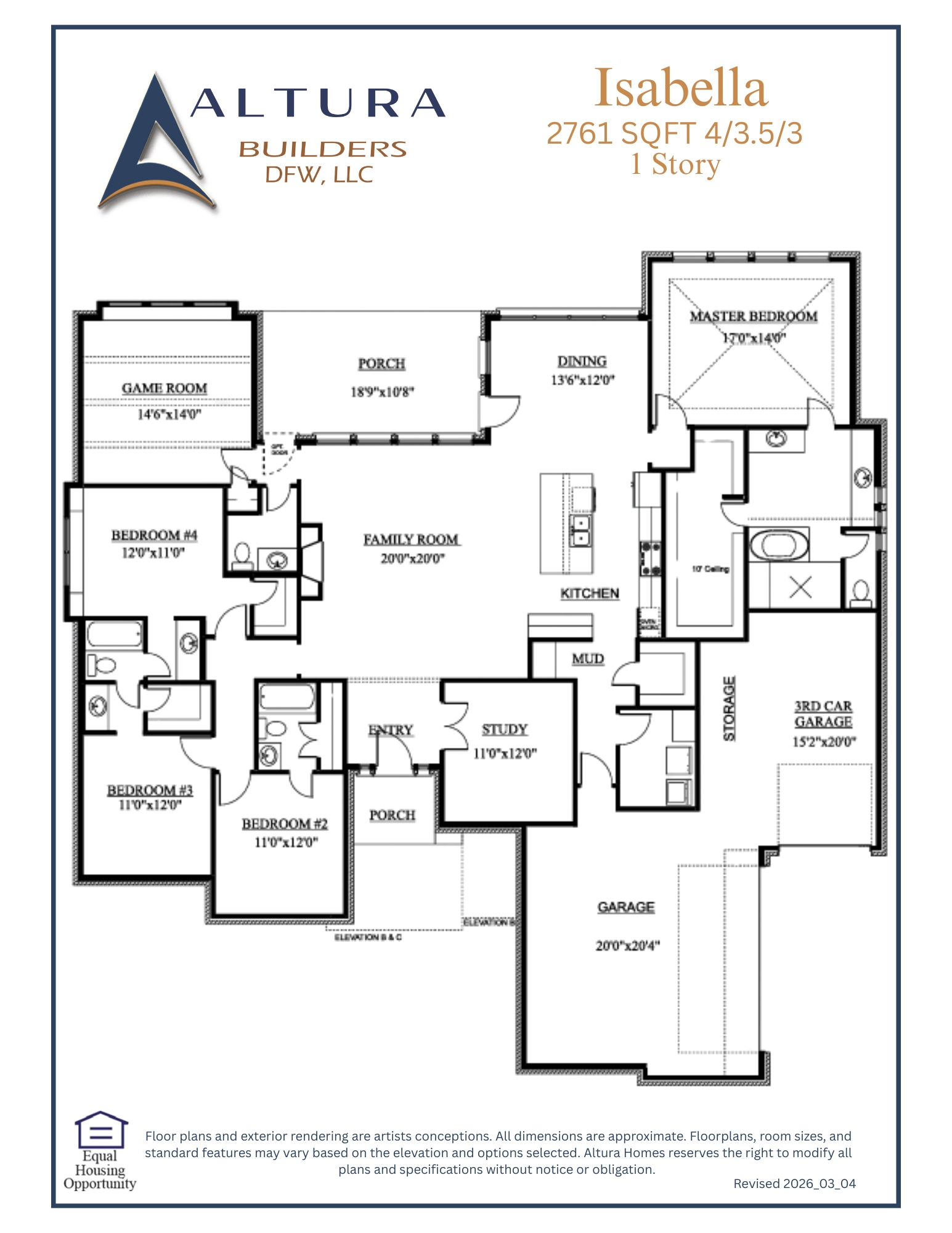 Isabella floor plan