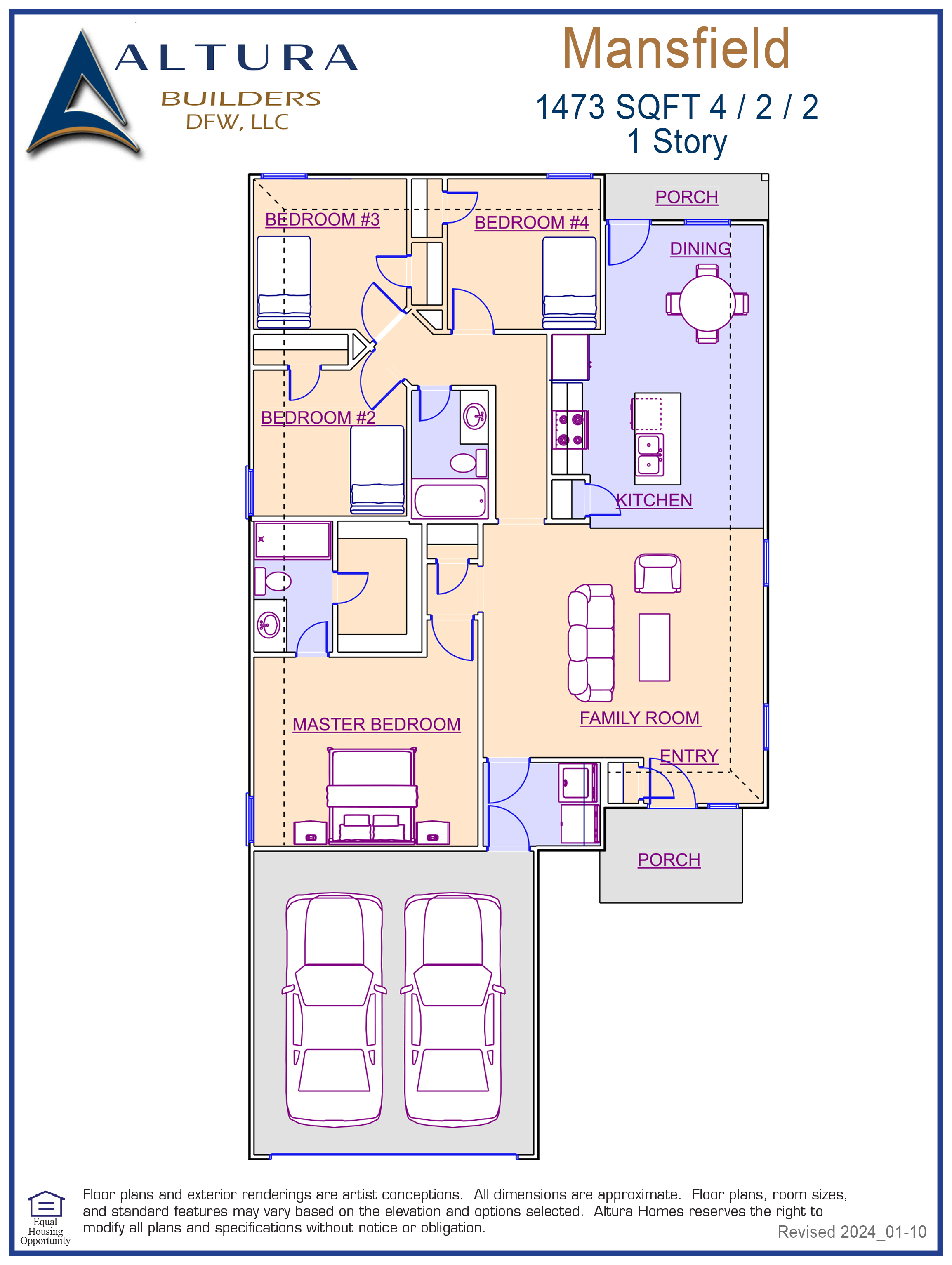 Mansfield floor plan