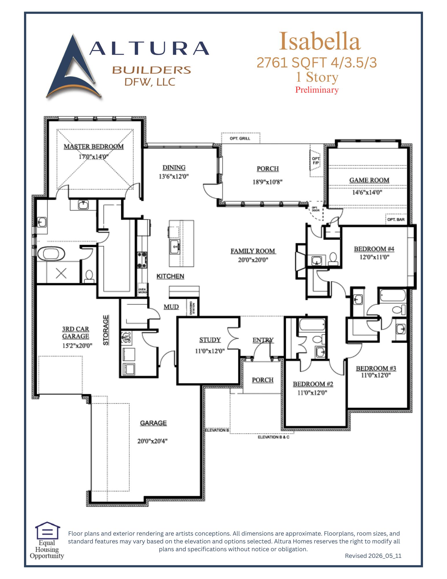 Isabella floor plan