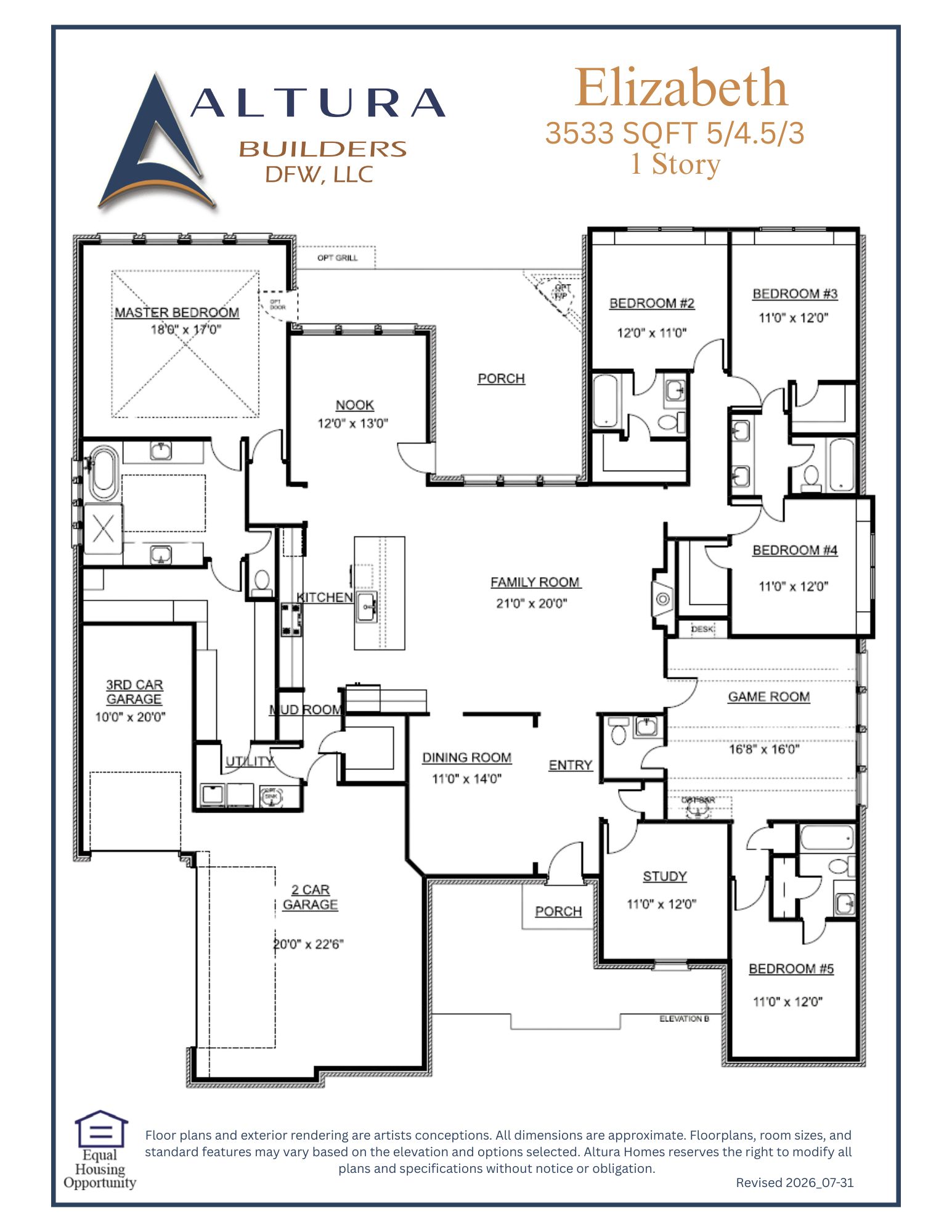 Elizabeth floor plan