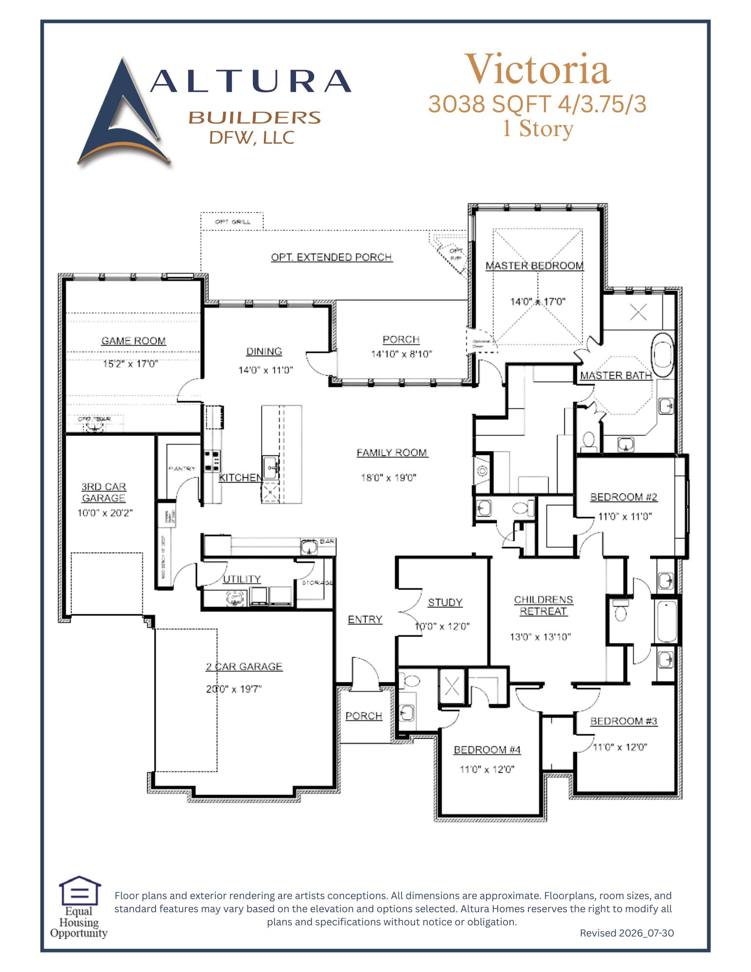 Victoria floor plan